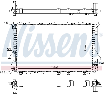 Nissens Radiateur 60458