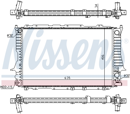 Nissens Radiateur 60459