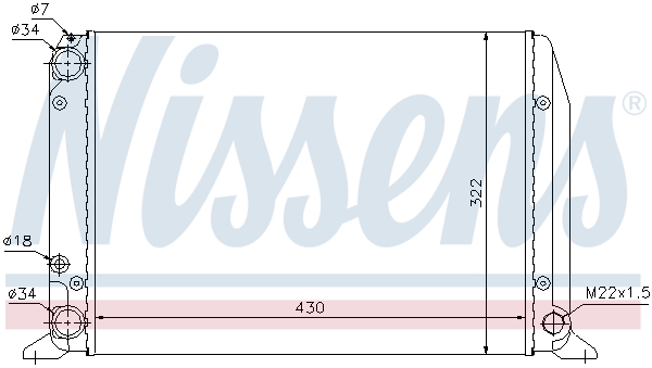 Nissens Radiateur 604611