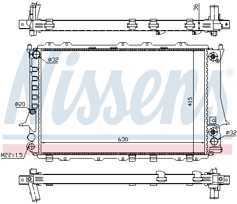 Nissens Radiateur 60480