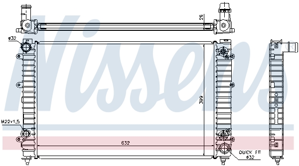 Nissens Radiateur 60493A