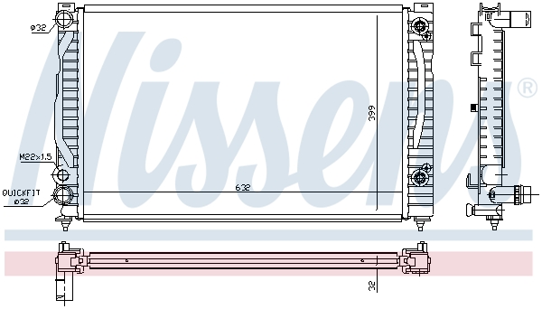 Nissens Radiateur 60494