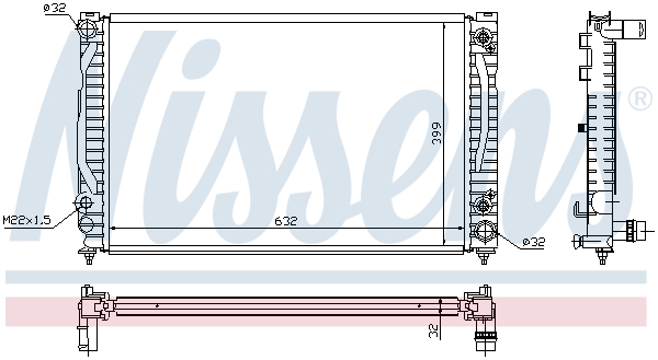 Nissens Radiateur 60495