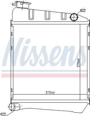 Nissens Radiateur 60519