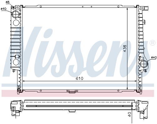 Nissens Radiateur 60596A