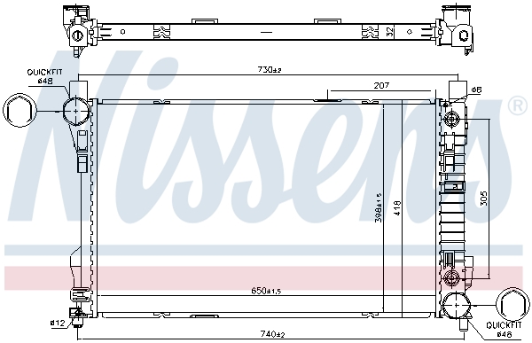 Nissens Radiateur 606015