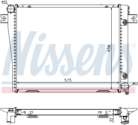 Nissens Radiateur 60601A