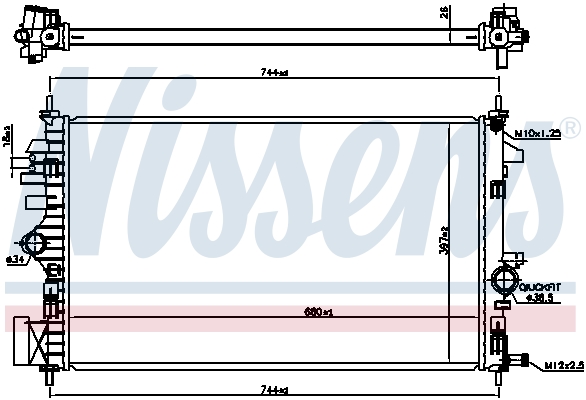 Nissens Radiateur 606047