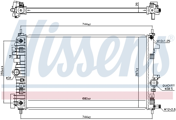 Nissens Radiateur 606049