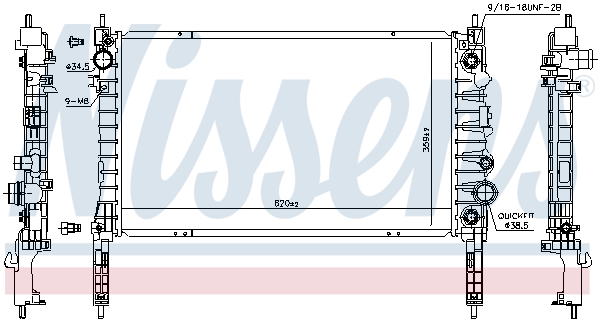 Nissens Radiateur 606053