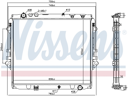 Nissens Radiateur 606069