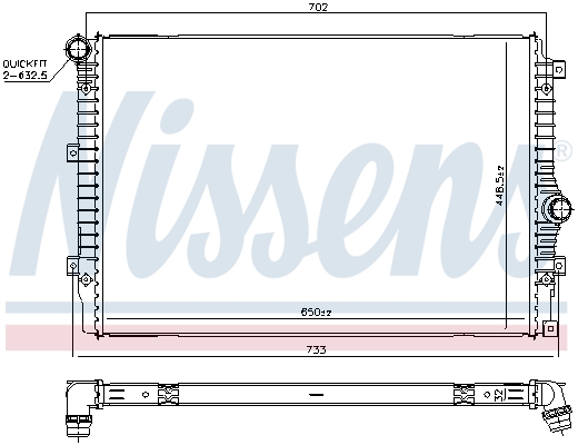 Nissens Radiateur 606084