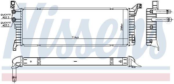 Nissens Radiateur 606087