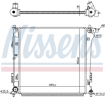 Nissens Radiateur 606098