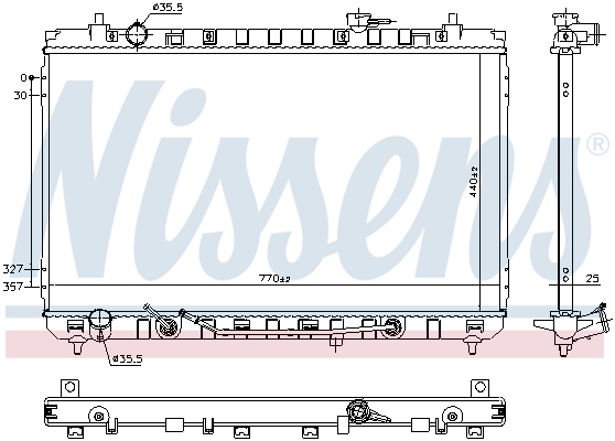 Nissens Radiateur 606105