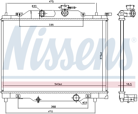 Nissens Radiateur 606110