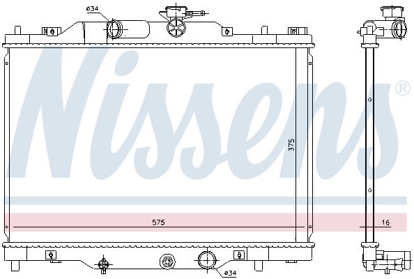 Nissens Radiateur 606117
