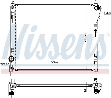 Nissens Radiateur 606120