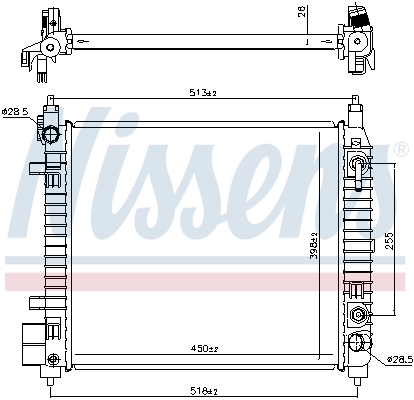 Nissens Radiateur 606129