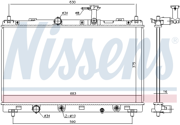 Nissens Radiateur 606147