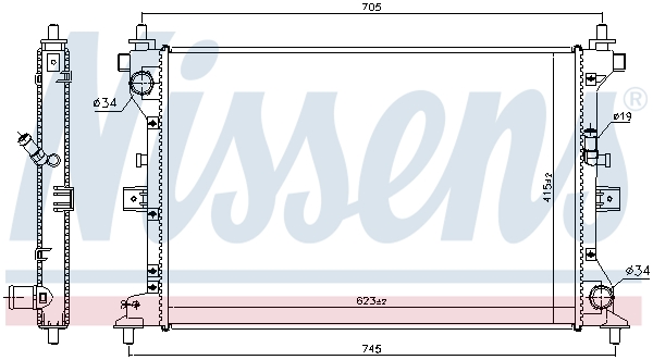 Nissens Radiateur 606148