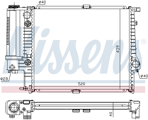 Nissens Radiateur 60614A