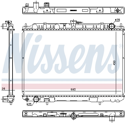 Nissens Radiateur 606160