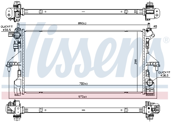 Nissens Radiateur 606171