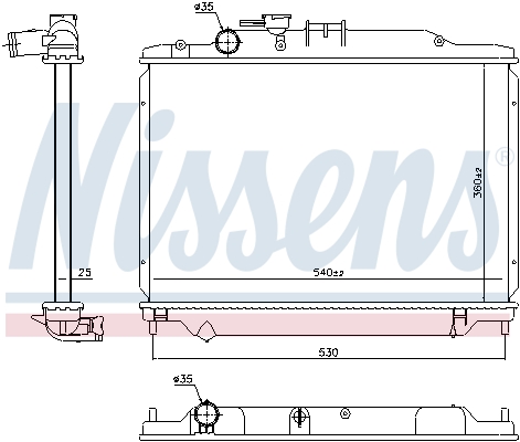 Nissens Radiateur 606172