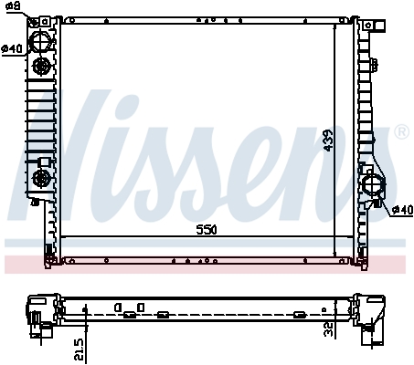 Nissens Radiateur 60618A