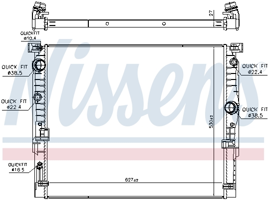 Nissens Radiateur 606236