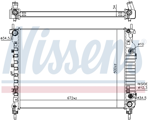 Nissens Radiateur 606256