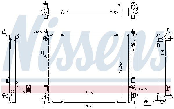 Nissens Radiateur 606266