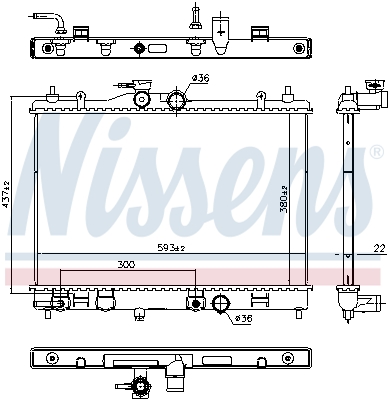 Nissens Radiateur 606273