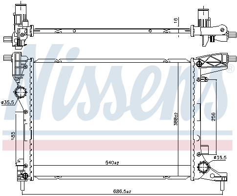 Nissens Radiateur 606277