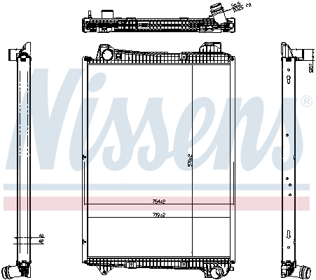 Radiateur Nissens 606321