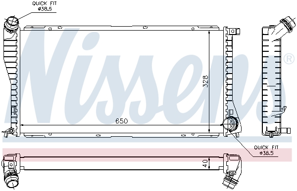 Nissens Radiateur 60634A