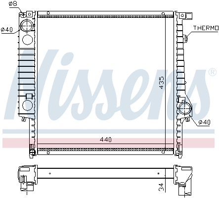Nissens Radiateur 60635A
