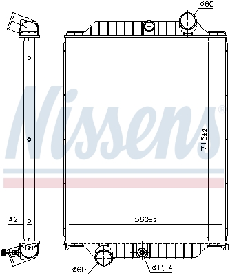 Radiateur Nissens 6063660