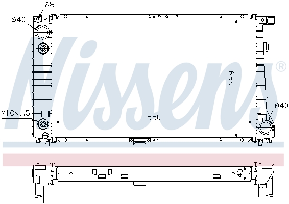 Nissens Radiateur 60642A