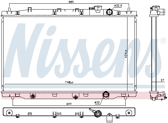 Nissens Radiateur 606443