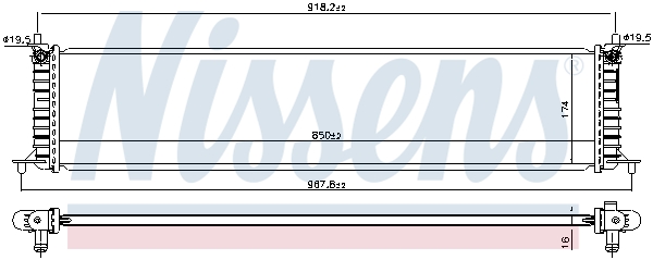 Nissens Radiateur 606454