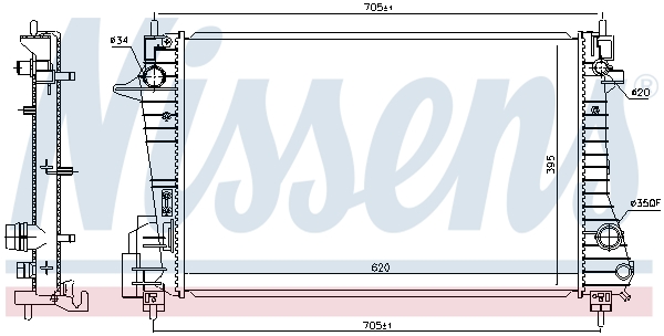 Nissens Radiateur 606455