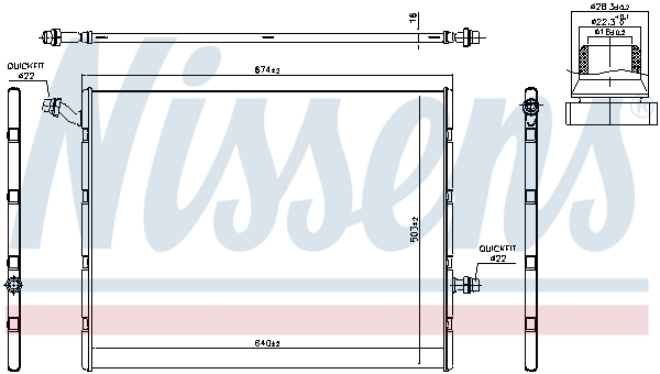 Nissens Radiateur 606497