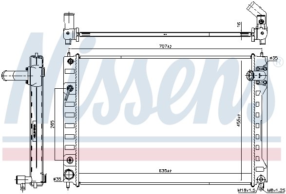 Nissens Radiateur 606542