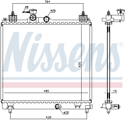 Nissens Radiateur 606550