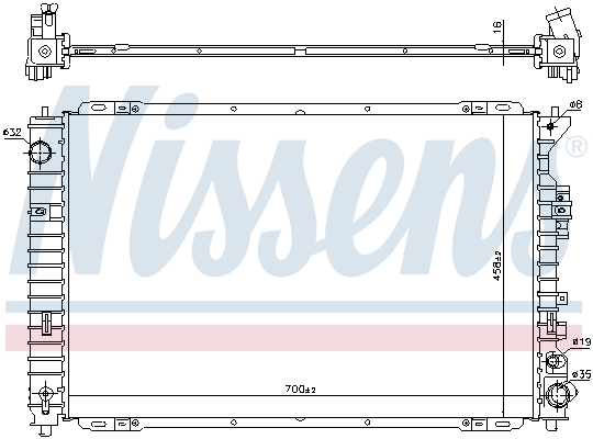 Nissens Radiateur 606556