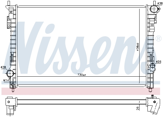 Nissens Radiateur 606559