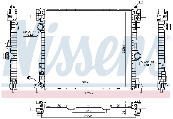 Nissens Radiateur 606571