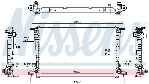 Nissens Radiateur 606578